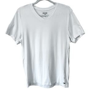 Rhone‎ T-Shirt Mens Large White Short Sleeve V Neck Pima Cotton Modal #100322